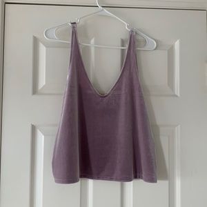 velvet purple tank